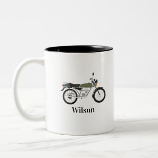 Vintage Motorcycle Mug  ツートーンマグカップ
