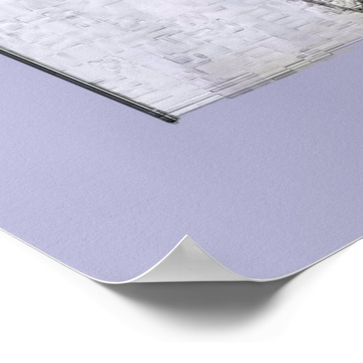 Vintage Motorcycle Poster ポスター (角)