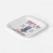 Vintage Motorcycle Riders Inc ペーパープレート (傾斜あり)