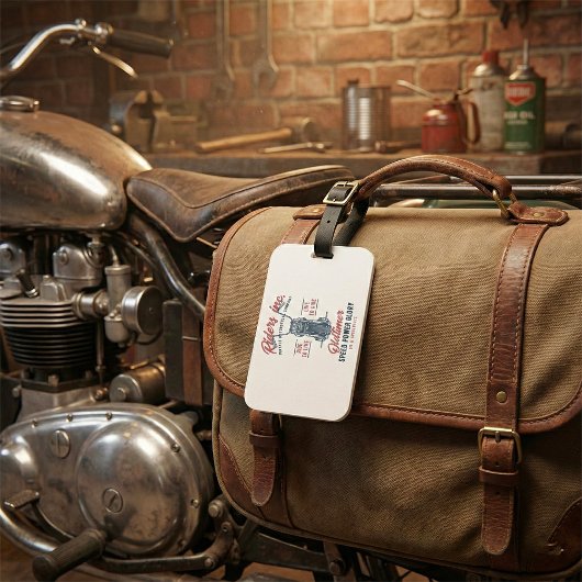 Vintage Motorcycle Riders Inc ラゲッジタグ