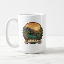 Vintage Mount Rinjani Indonesia Volcano Retro コーヒーマグカップ