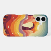 Vintage Mountain Arch iPhone 16ケース (裏面横)