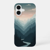 Vintage Mountain Valley iPhone 16ケース (裏面)
