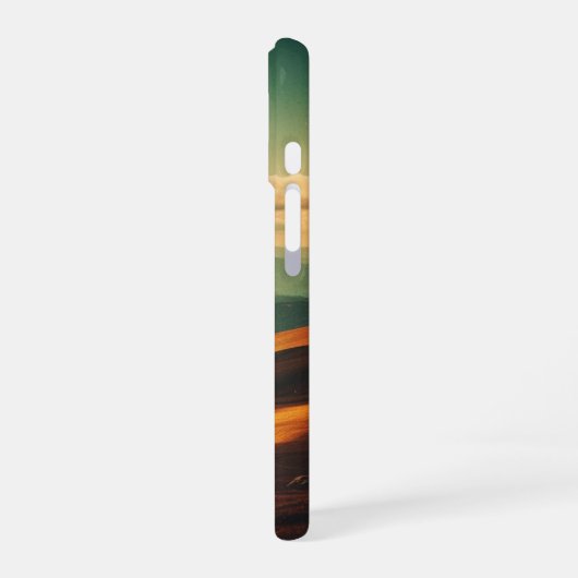 Vintage Mountain Valley iPhone 16ケース (左側面)