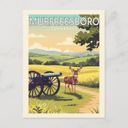 Vintage Murfreesboro Tennessee ポストカード (正面)