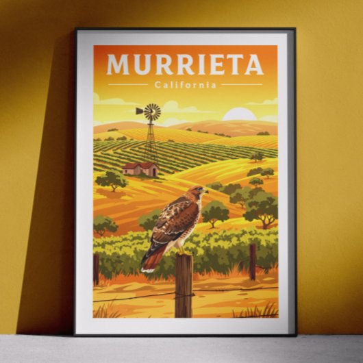 Vintage Murrieta California ポスター
