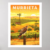 Vintage Murrieta California ポスター (正面)