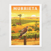 Vintage Murrieta California ポストカード (正面)