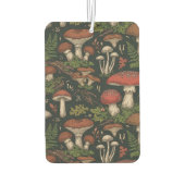 Vintage Mushroom Forest Botanical カーエアーフレッシュナー (裏面)