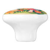 Vintage Mushrooms and Flowers  セラミックノブ (側面)