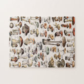 Vintage Mushrooms By Adolphe Millot ジグソーパズル (横)