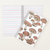 Vintage Mushrooms Notebook ノートブック (内側)