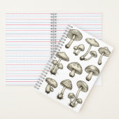 Vintage Mushrooms Notebook ノートブック (内側)