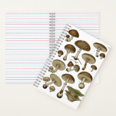 Vintage Mushrooms Notebook ノートブック (内側)