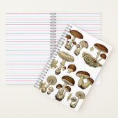 Vintage Mushrooms Notebook ノートブック (内側)