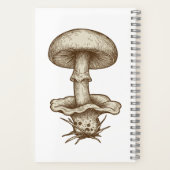 Vintage Mushrooms Notebook ノートブック (裏面)