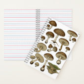 Vintage Mushrooms Notebook ノートブック (内側)