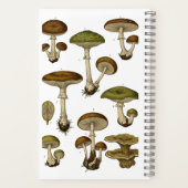 Vintage Mushrooms Notebook  ノートブック (裏面)