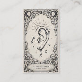 Vintage Mystical Ear Piercing Celestial 名刺 (正面)