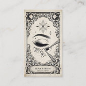 Vintage Mystical Lash Artist Celestial Eyelash  名刺 (正面)