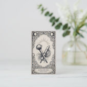 Vintage Mystical Makeup Artist Tarot Style 名刺 (スタンド正面)