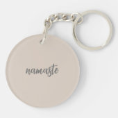 Vintage Namaste キーホルダー (裏面)