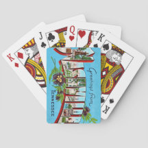 Vintage Nashville Greeting Playing Cards