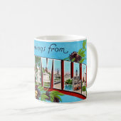 Vintage Nashville Postcard Mug コーヒーマグカップ (正面右)