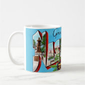 Vintage Nashville Postcard Mug コーヒーマグカップ (左)