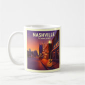 Vintage Nashville Tennessee コーヒーマグカップ (左)