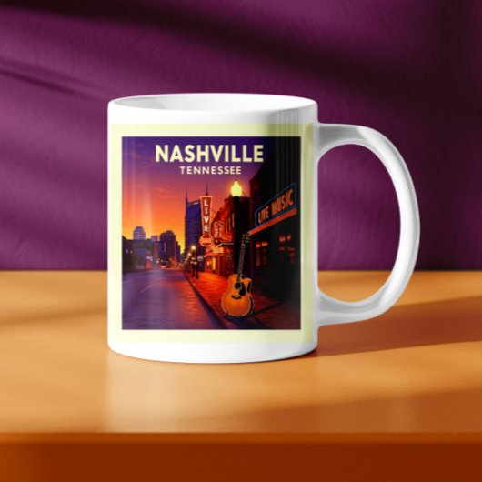 Vintage Nashville Tennessee コーヒーマグカップ