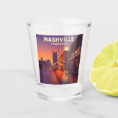  Vintage Nashville Tennessee ショットグラス (正面)