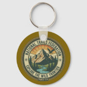 Vintage National Park Hiking & Adventure Emblem  キーホルダー (裏面)