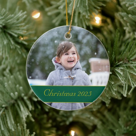 Vintage Nativity Photo セラミックオーナメント (ツリー)