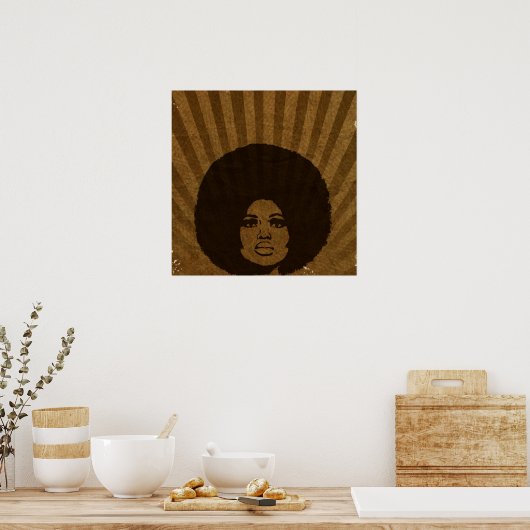 Vintage Natural ポスター (キッチン)