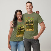 Vintage “Nature Is Everywhere” Botanical Quote Art Tシャツ (ユニセックス)