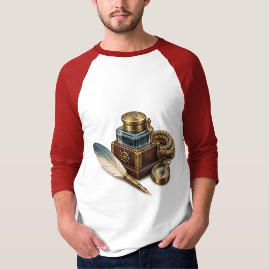 Vintage Nautical Inkwell Tシャツ (正面)