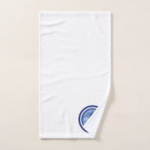 Vintage Nautical Rope Anchor大尉の舵輪のボート バスタオルセット (ハンドタオル)