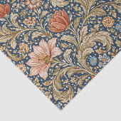 Vintage Navy Blue Floral 薄葉紙 (詳細)