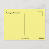 Vintage Nebraska Map ポストカード (裏面)