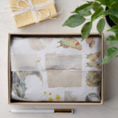 Vintage Neutral Natural Rustic Wild Country Icons 薄葉紙 (ギフト)