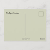 Vintage Nevada Map ポストカード (裏面)