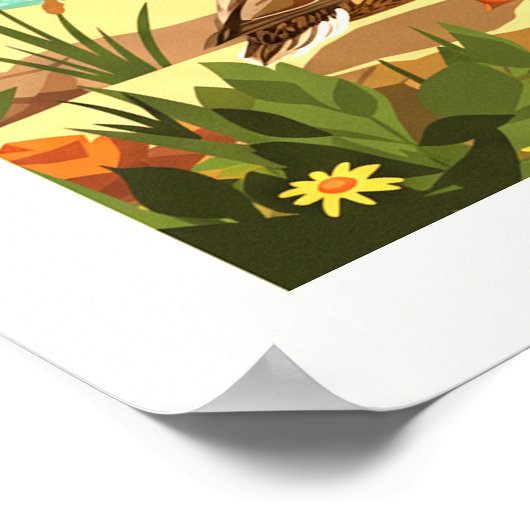 Vintage New Braunfels Texas ポスター (角)