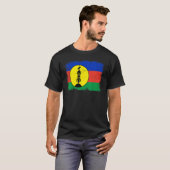 Vintage New Caledonia Flag New Caledonian Independ Tシャツ (正面フル)