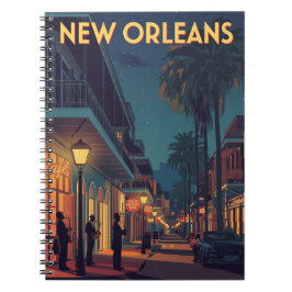 Vintage New Orleans ノートブック