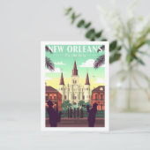 Vintage New Orleans ポストカード (スタンド正面)