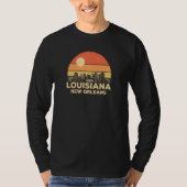 Vintage New Orleans Skyline Tシャツ (正面)
