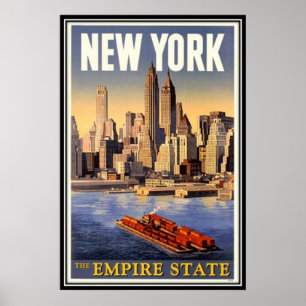 Vintage New York City, USA - ポスター