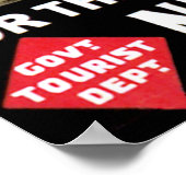 Vintage New Zealand Travel ポスター (角)