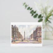 Vintage Newcastle on Tyne Grey Street ポストカード (スタンド正面)